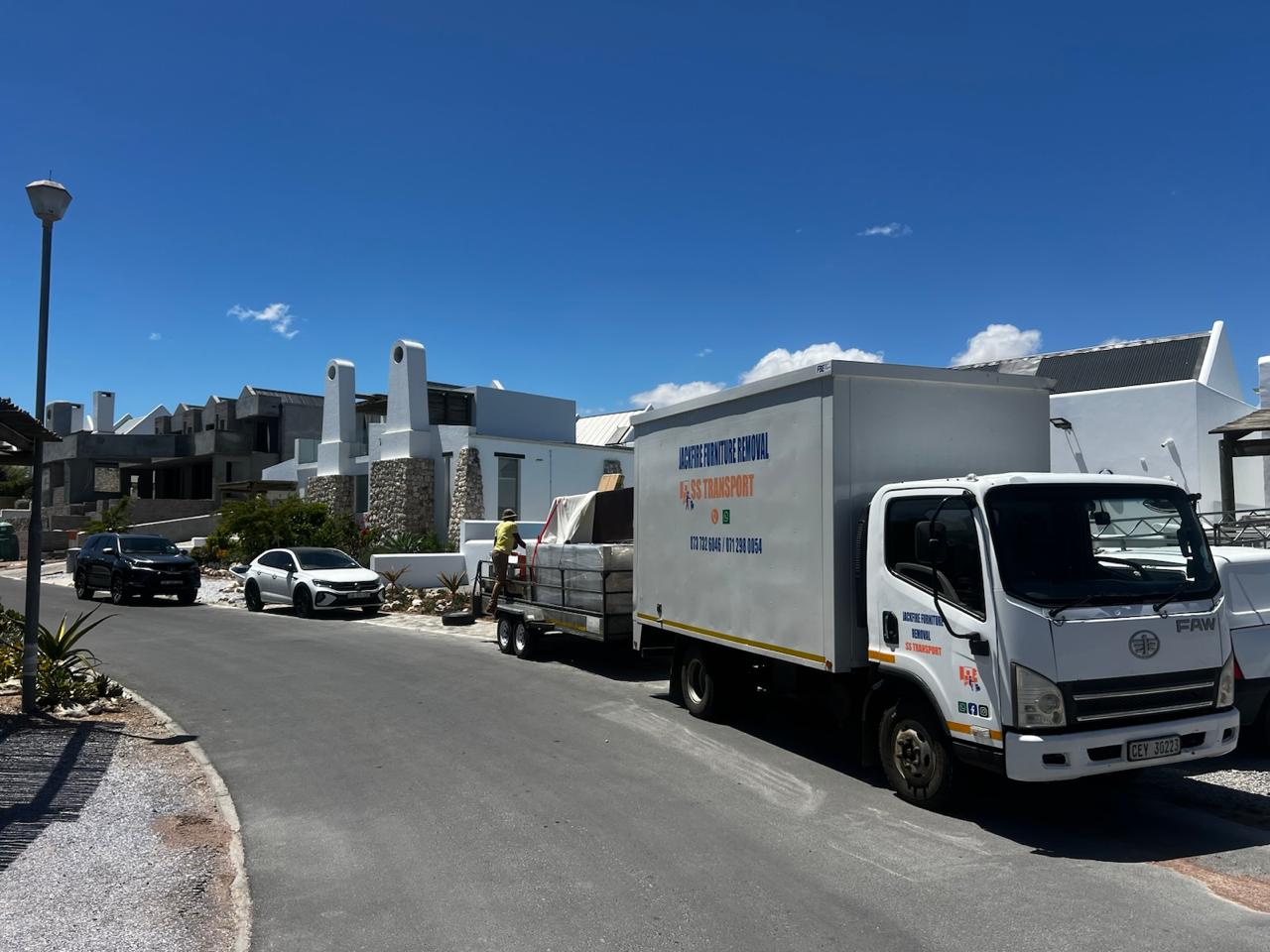 Jackfire Furniture Removal truck moving household items in Cape Town
